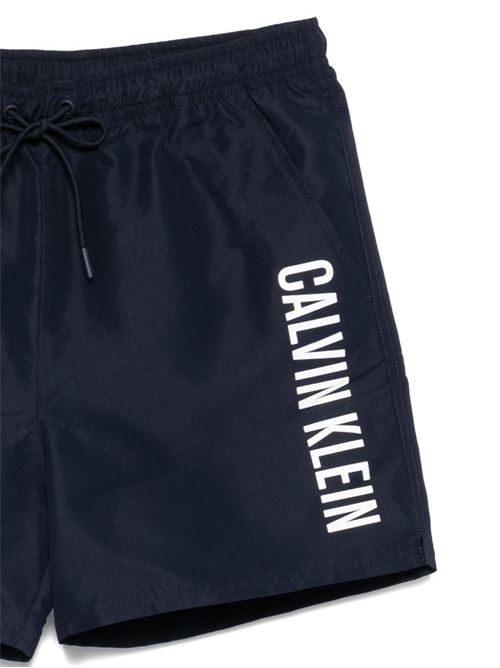 Costume uomo Calvin Klein blu con logo laterale Calvin Klein | LV00N61047OPP
